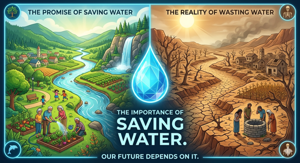 The Importance Of Saving Water.
