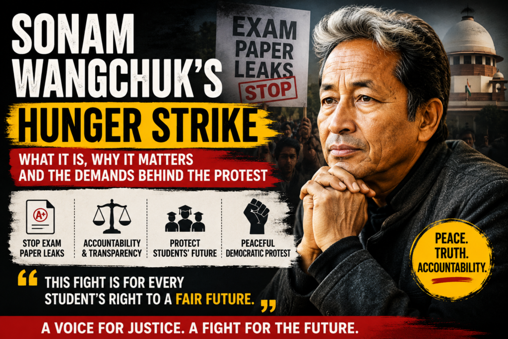 Sonam Wangchuk's Hunger Strike